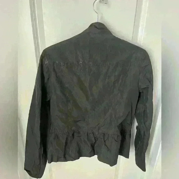 Talbots Petite Women Black Utility Jacket - Picture 3 of 3